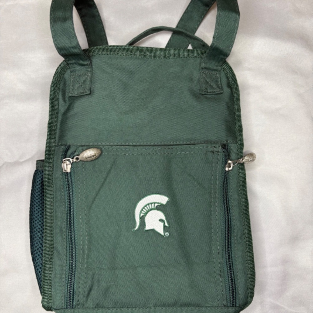 Michigan State Spartans | Shoulder Bag | Green with White Logo
